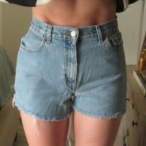 Levi's High-Waisted Denim Shorts